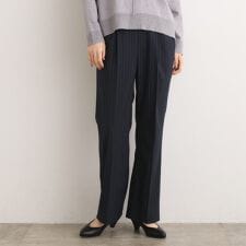 【あったか裏起毛】きれいも楽ちんも叶える、ストレッチストレートパンツ