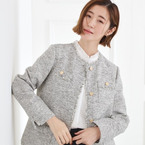 高見え間違いなし！こだわり仕立てのツイードジャケット | グローブ