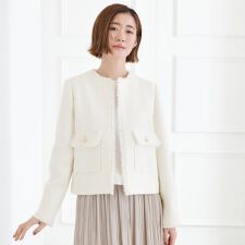 【ハレの日・通勤】着回しできる上品ツイードジャケット