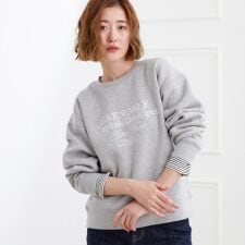 プレッピーロゴ裏起毛スウェット