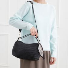 プリーツチェーンスカーフショルダー