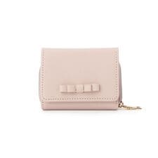 ダブルリボン折財布