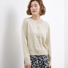 大人のための華やぎニットカーディガン