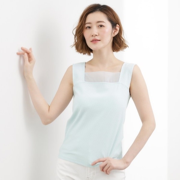 ANDMARY ネイビー タンクトップ TOPS