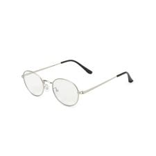 【調光】メタルフレームオーバルグラス