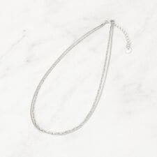 デザインチェーン2連ネックレス