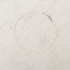 バロックパール調メタルクラスプネックレス