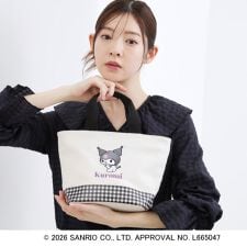【マイメロディ＆クロミ】ギンガムミニトート