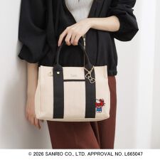 【ハローキティ】Leeスクエア2WAYトート
