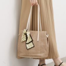 PPスカーフ付き2WAYトート