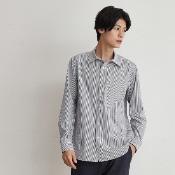ルフィル シルキーブロードロングシャツ グレー ルフィル シルキーブロードロングシャツ グレー LE PHIL(ル
