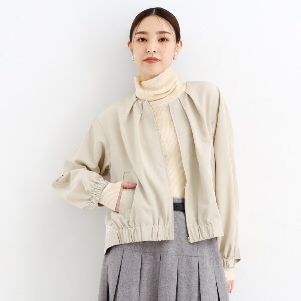 レース付きジャンパー・ブルゾン バックレースブルゾン | ザ ショップ ティーケー(THE SHOP TK