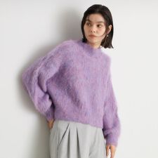 mixシャギーハイネックショート洗える