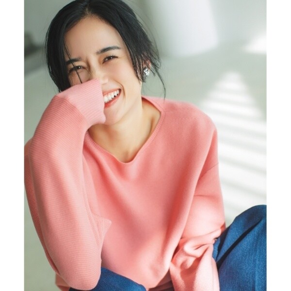 THE SHOP TK【美ライン】ニットロングカーディガン ボーダー
