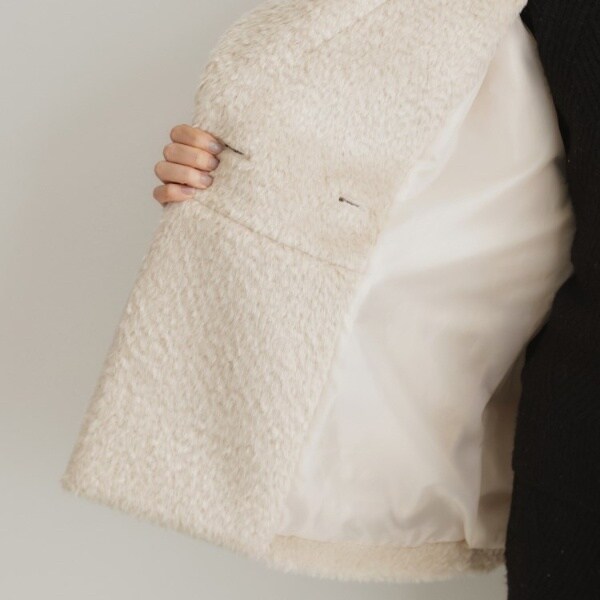 マシュマロボア素材切替Pコート | ザ ショップ ティーケー(THE SHOP