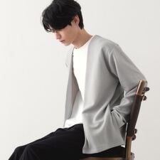 ミニフクレアンサンブルカーディガン 【長袖カーディガン＋半袖Tシャツセットアイテム】