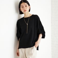 ポコポコ袖タックプルオーバー【洗濯機OK】