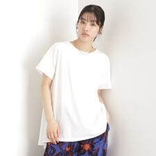 切替バックギャザーチュニック【洗濯機OK接触冷感UV】