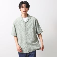 ザ ショップ ティーケー(THE SHOP TK)のインド刺繍半袖シャツ　【親子リンク洗濯機OK】