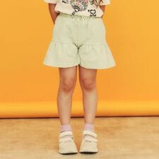 【110－150】涼しい♪フレアキュロットパンツ洗濯機OK