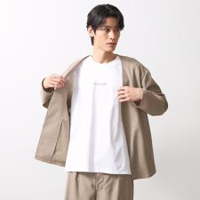 シャリルジャージカーディガン 洗濯機OK吸水速乾イージーケアセットアップ可