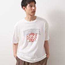 刺繍ロゴ半袖Ｔシャツ　【洗濯機OKユニセックス】