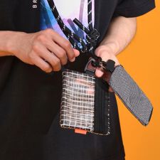 ザ ショップ ティーケー(THE SHOP TK)の3連ミニショルダーバッグ クリアポーチ＋ミニウォレット＋スマホホルダー【ユニセックス】