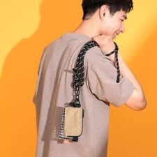 3連ミニショルダーバッグ クリアポーチ＋ミニウォレット＋スマホホルダー【ユニセックス】