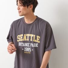 カレッジロゴ半袖Tシャツ 親子リンク洗濯機OK