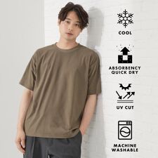 パーフェクテックリンクス半袖Tシャツ 【接触冷感／吸水速乾／UVカット／洗濯機OK】