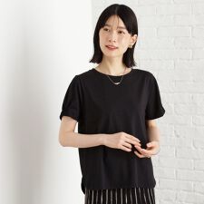 袖タックTシャツ【接触冷感毛玉になりにくいUV】