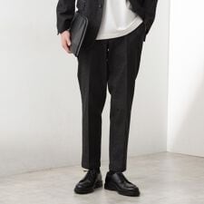 エバーデニムスラックス【色落ちしにくい洗濯機OKストレッチセットアップ可】