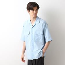 ザ ショップ ティーケー(THE SHOP TK)のCAVEダブルフラップ半袖シャツ【吸水速乾／ストレッチ／洗濯機OK】