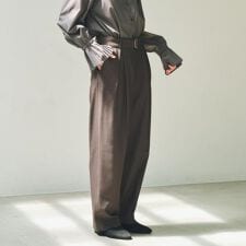 ベルト付バレルパンツ【セットアップ可】CAVIANシリーズ