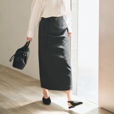 ベルト付ナロースカート【セットアップ可】CAVIANシリーズ