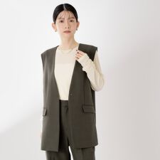 ノーカラージレ【セットアップ可洗濯機OK】CAVIANシリーズ