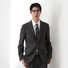 ハウンドトゥースジャケット 【洗濯機OKセットアップ可】