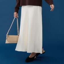 ザ ショップ ティーケー(THE SHOP TK)のサテンAラインスカート【洗える】