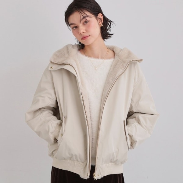 2WAY洗える】リバーシブル フェイクファーブルゾン | ザ ショップ