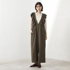 【シーズンレス】フリルオールインワン