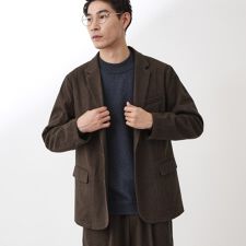 ホームスパンジャージジャケット【セットアップ可洗濯機OK】