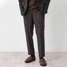 起毛TRジャージスラックス【洗濯機OK／ストレッチ／セットアップ可】