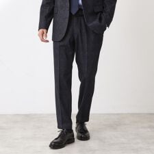 起毛TRジャージスラックス【洗濯機OK／ストレッチ／セットアップ可】