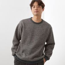 【裏起毛で暖かい】レトロフリーススウェット 洗濯機OK