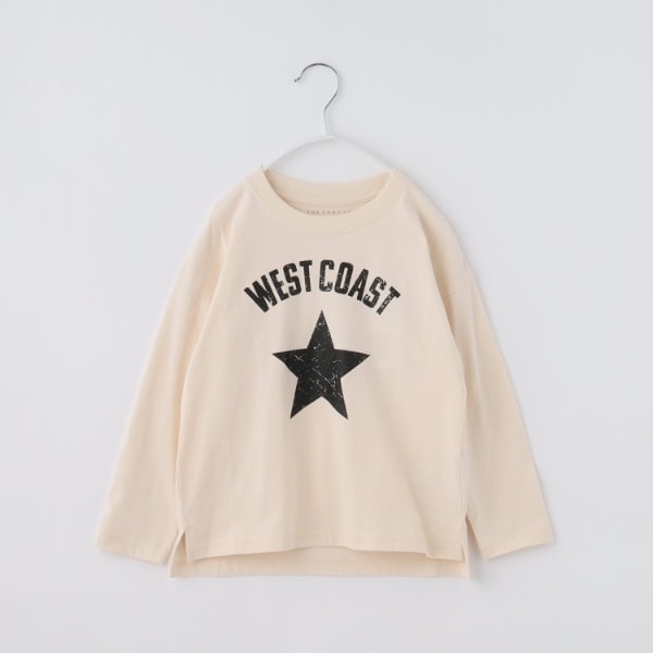 【110-160】プリント長袖Tシャツ