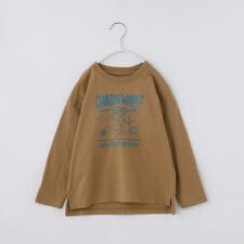 【110-160】プリント長袖Tシャツ