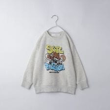 【110－1603柄×2色】ミニ裏毛ロゴプルオーバー