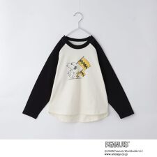 PEANUTSピーナッツ ラグランTシャツ