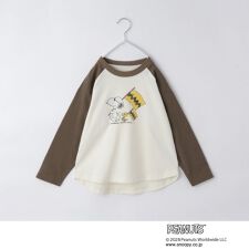 PEANUTSピーナッツ ラグランTシャツ