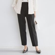 【通勤・セレモニー】美脚シルエット ダブルクロステーパードパンツセットアップ可